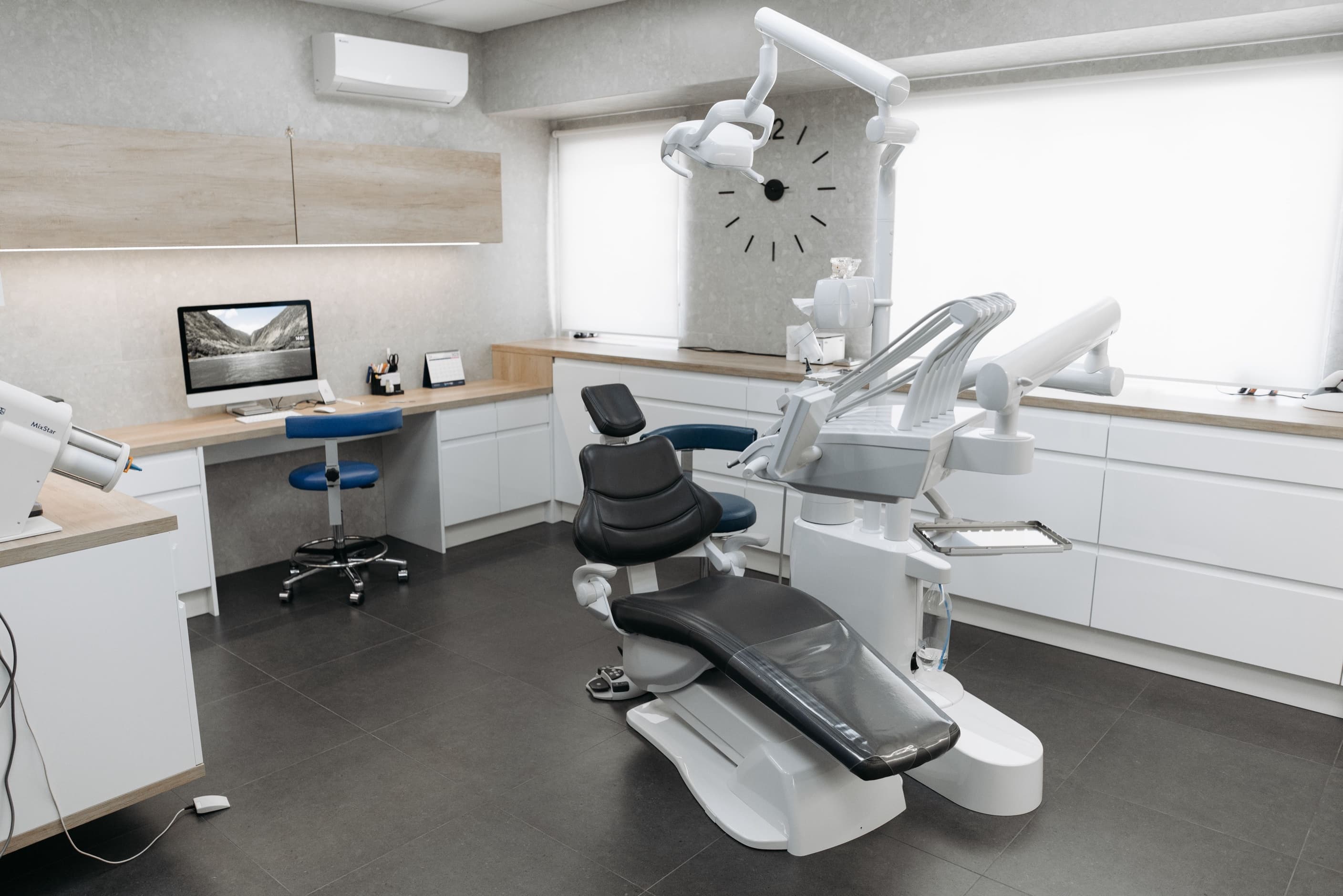 A calm, modern Willow Lane treatment room