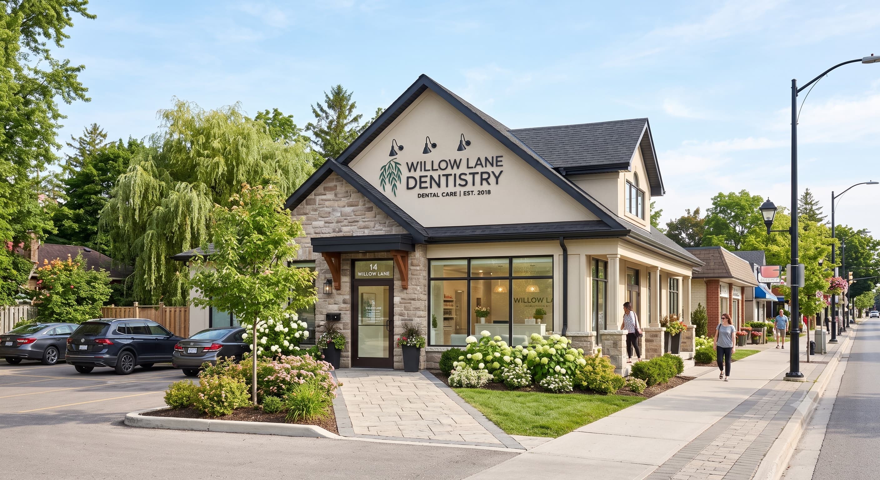 The Willow Lane Dental Studio storefront, just off downtown Asheville